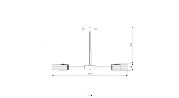 Світильник стельовий Strotskis Jet 60 Вт чорний/золото 90244/6 