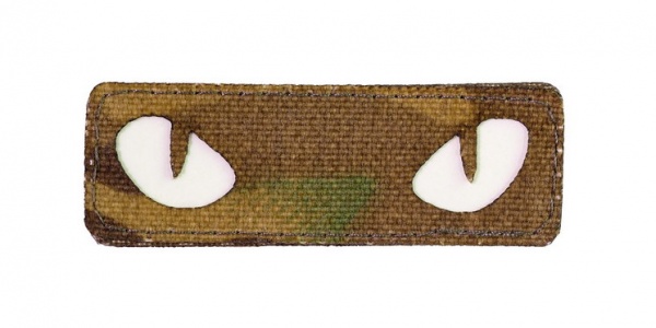 Шеврон-патч глаза 1 тип мультикам светонакопительный