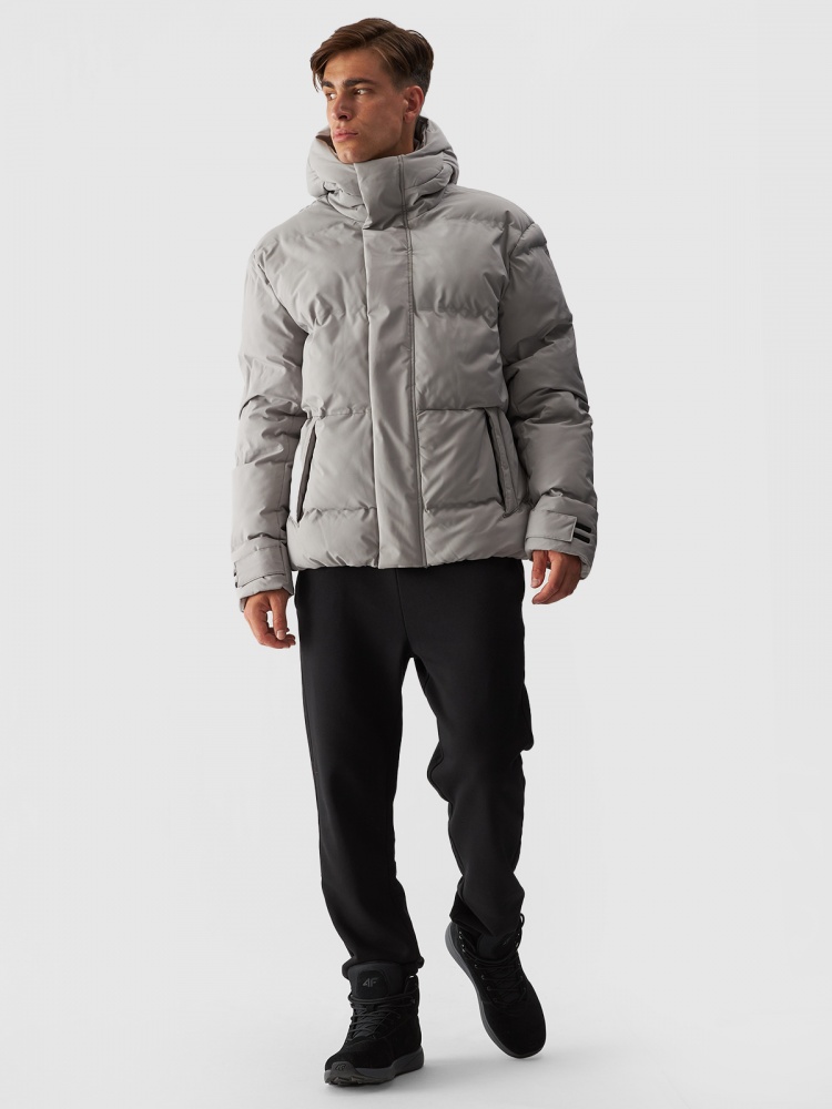 Пуховик мужской зимний 4F DOWN JACKET M479 4FWAW24TDJAM479-25S р.XL серый