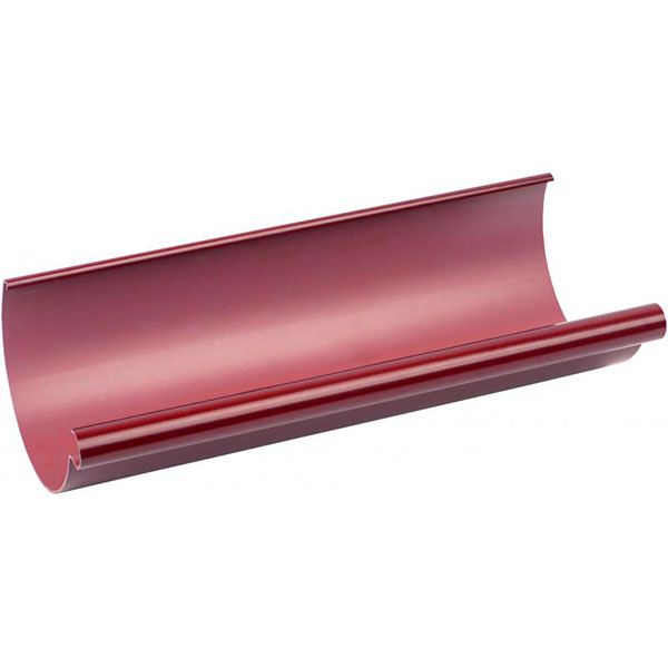 Ринва водостічна Giza 120 мм 2 м червоний 