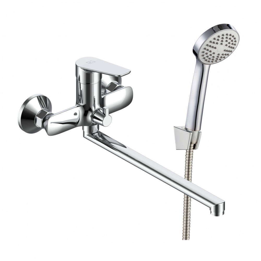 Смеситель для ванны/душа RJ LOLA L-вилив, хром