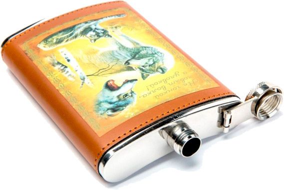 Набор подарочный с флягой Волк TZ-04