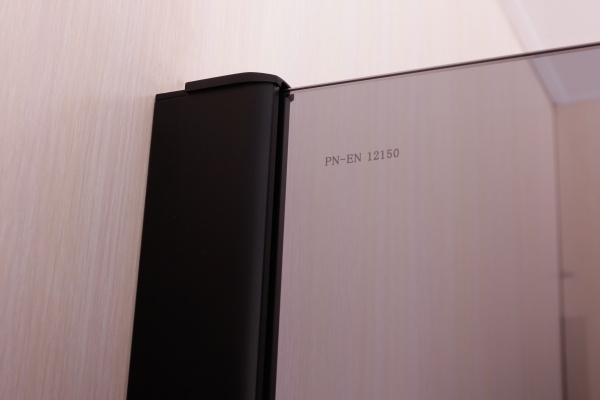 Душова кабіна Diamond Black п'ятикутна 900x900x2000 мм