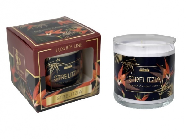 Свеча ароматическая Pako-If Luxury Line (М) Strelitzia 420 г 