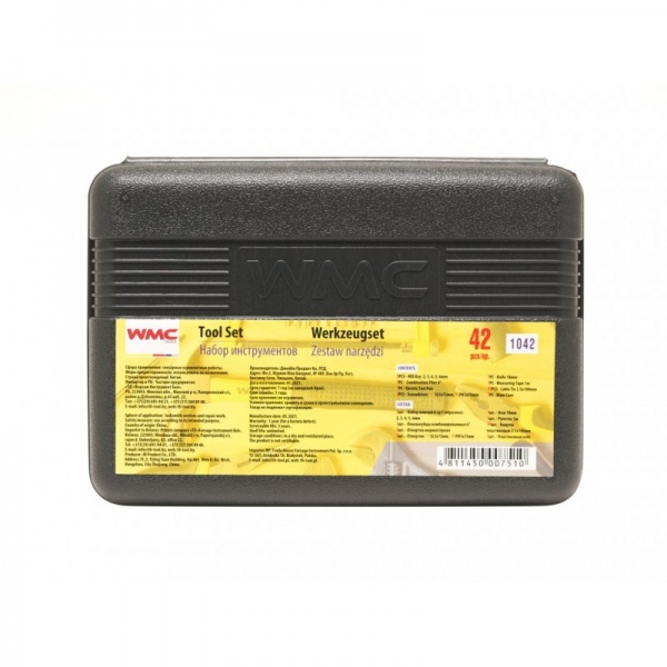Набір ручного інструменту WMC TOOLS 42 шт. WT-1042