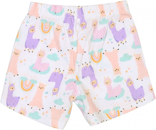 Піжама для дівчаток Funtime футболка+шорти р.116 різнокольоровий 