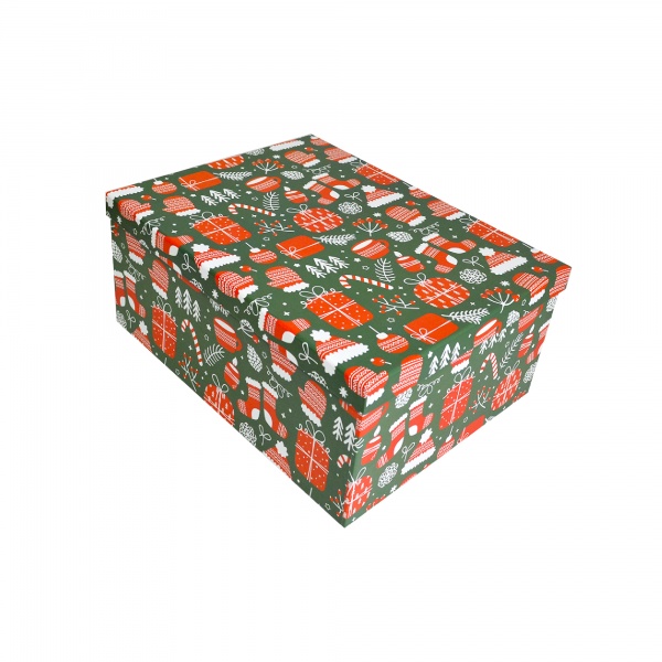 Коробка подарункова новорічна 29х22 см 1110230606