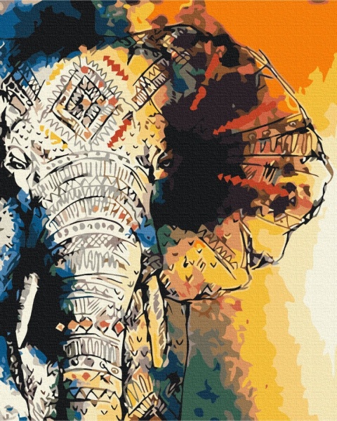 Картина по номерам Слон PBS52233 40x50 см Brushme 