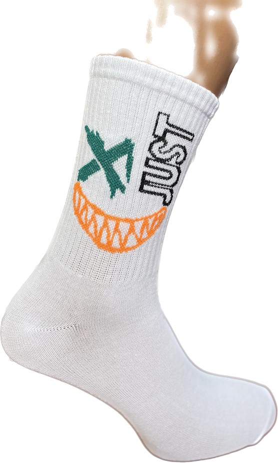 Шкарпетки krazy sox 1875 р.38-42 білий із принтом