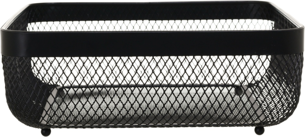 Корзинка для фруктов Flamberg Premium Fernie квадратный 26,5х9,8 см черный