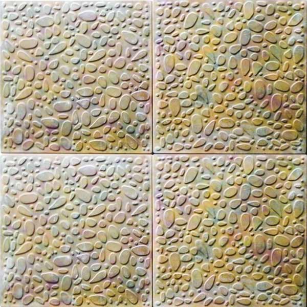 Тротуарная плитка Гранплит Морская галька 390х390х35 мм