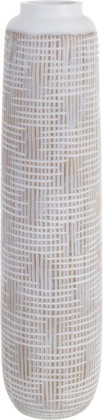 Ваза Лайт 15х15х60 см біла