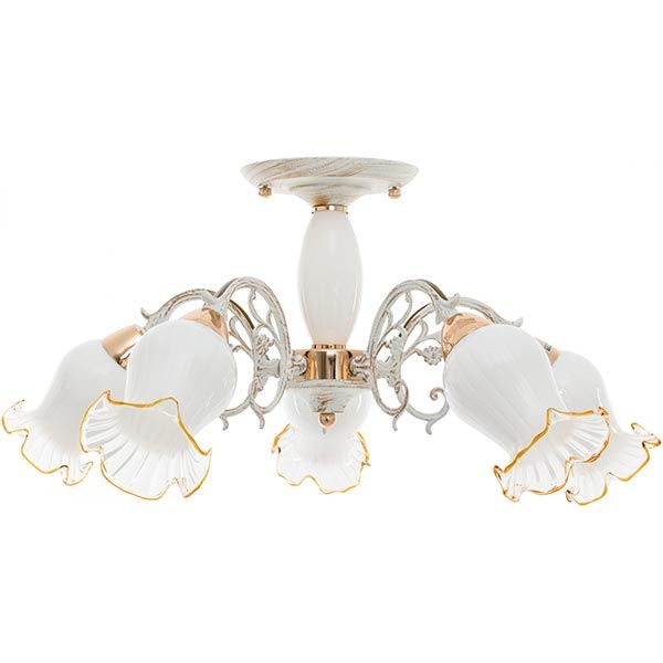 Люстра Accento Lighting Milena ALHu-HKC83384C/5 белый