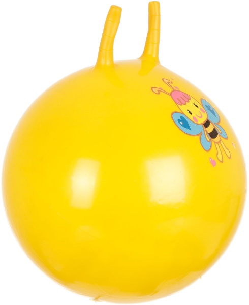 М'яч Zhuchuang Toys надувний з ріжками бджілка KH4-08/yellow 