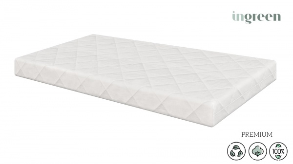 Матрас Кокос-холкон InGreen 60х80х7 см белый 202004 