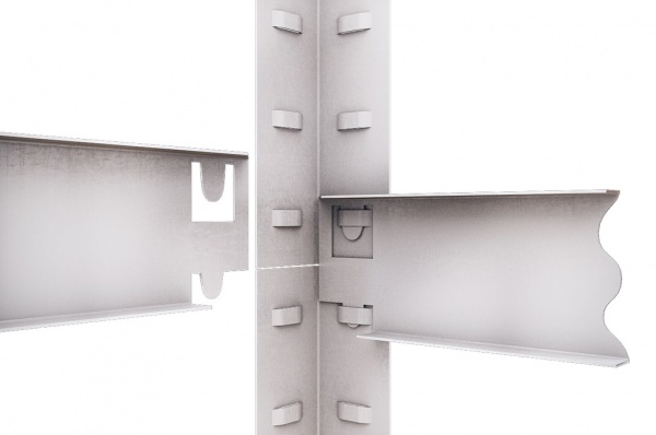 Стеллаж металлический Меткас Стандарт оцинкованный 2000x1200x600 мм полка 5 шт. цинк 