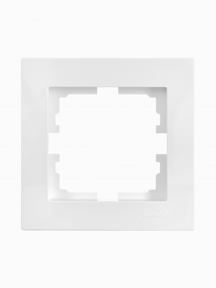 Рамка одномісна Lezard Vesna білий 742-0200-146