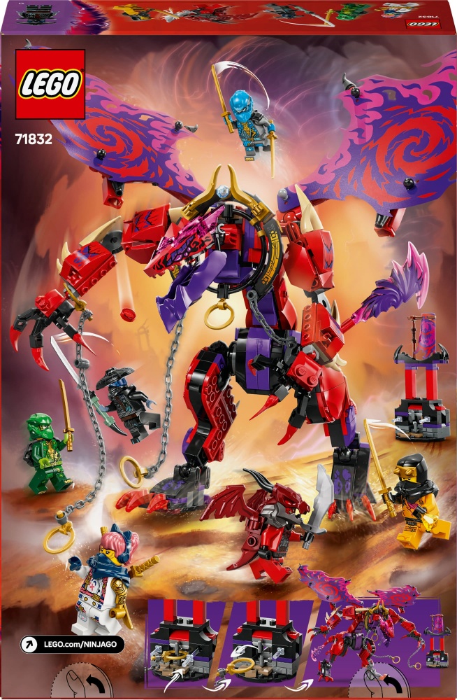 Конструктор LEGO NINJAGO Громовержец Дракон Хаоса 71832