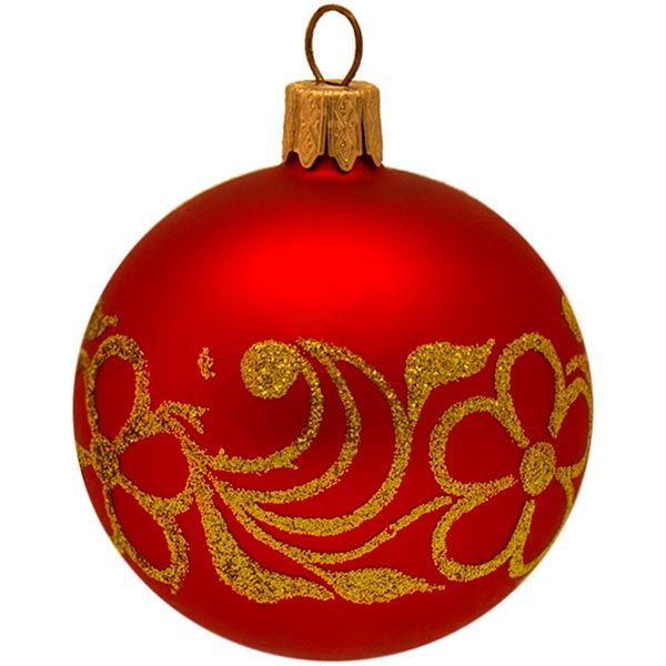 Шарик новогодний 3042H 60 мм