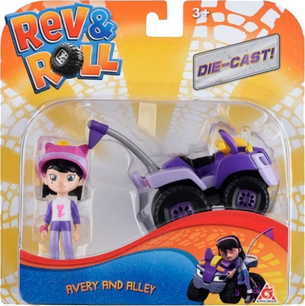 Ігровий набір Rev&Roll DieCast Ейвері й Еллі 