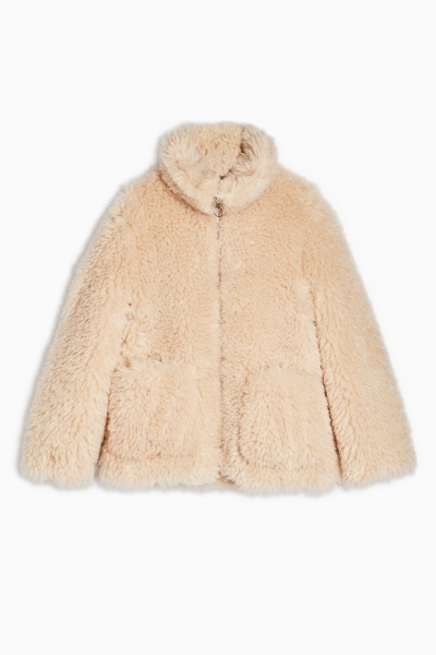 Куртка TopShop JACKETS CASU 11A14Q-CRM р.XS бежевый