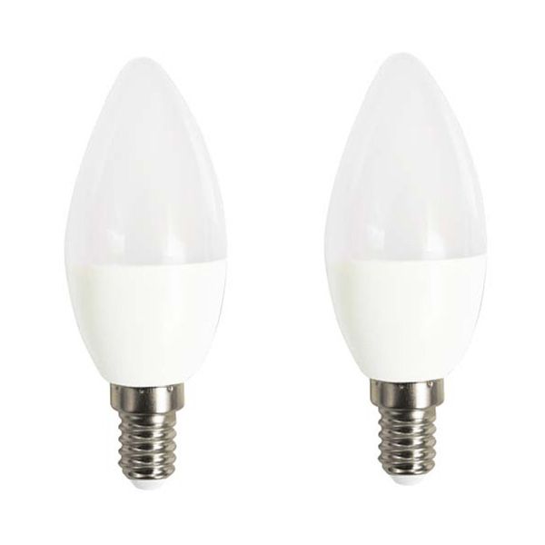 Лампа LED Eurolamp Candle 5 Вт E14 4000K холодный свет 2 шт