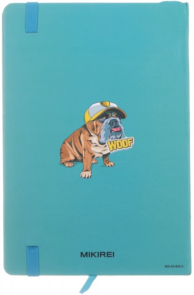 Книга для записей Бульдог в кепке А5 96 листов