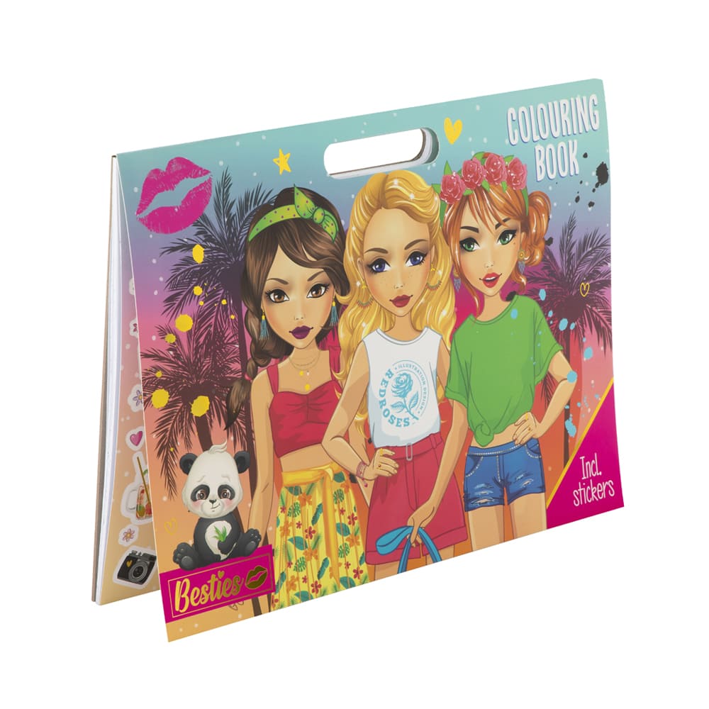 Книга-раскраска «Мега со стикерами 961023»