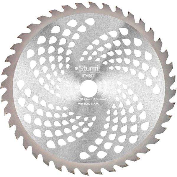 Диск Sturm для триммера твердосплавний BTA001 Ø255x25,4 мм