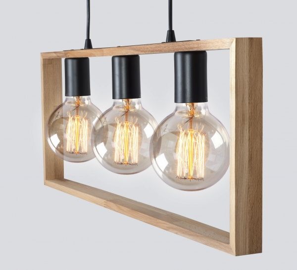 Підвіс Геотон НСБ 02-3х60-916 ДС 6421/3 3x60 Вт E27 бук світлий 