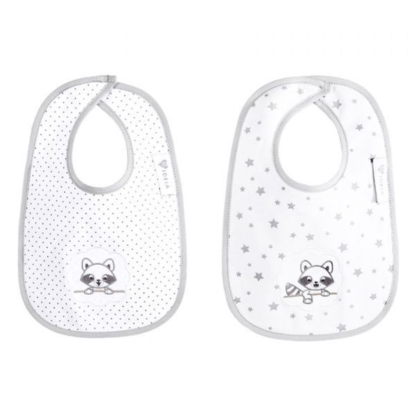 Комплект постельного белья IDEIA Кроха Енот 100х135 см белый с серым 8000012929 