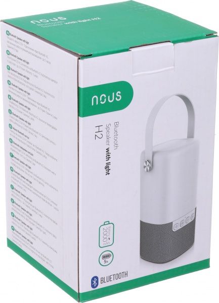 Смарт-світильник Nous з Bluetooth колонкою 1 Вт чорний H2 Black 