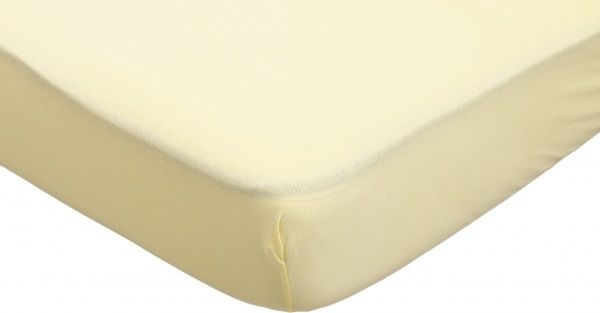 Простынь Jersey Fitted Sheet 180x200 см желтый Durutex 