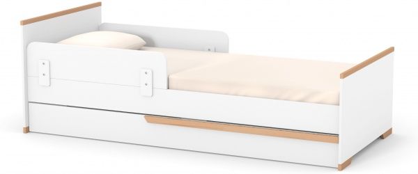 Кровать Veres подростковая Сиэтл 190х80 бело-буковый 27.1.1.37.15