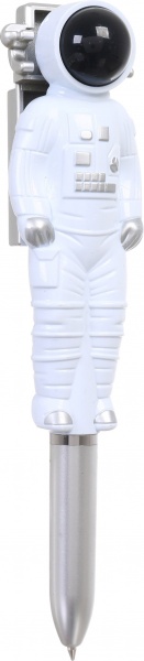 Ручка шариковая Космонавт серый 