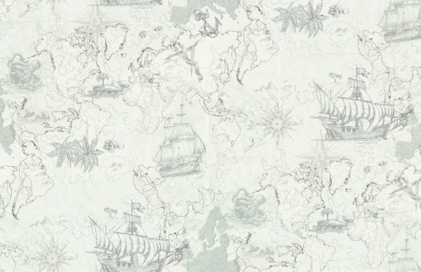 Обои виниловые на флизелиновой основе Vinil Одиссея декор ЭШТ 1-1539 1,06x10,05 м 