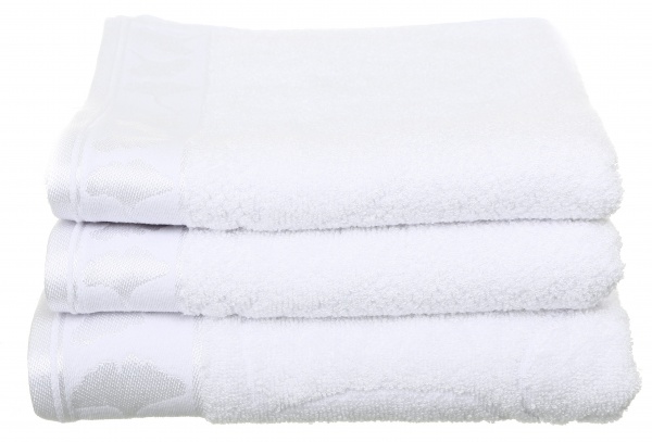 Полотенце махровое Ginko 50x90 см белый Texpol 