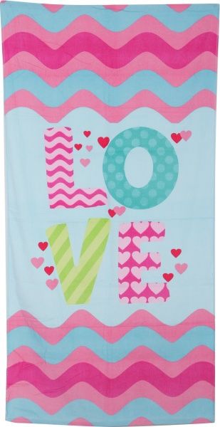 Рушник Love 75x150 см різнокольоровий Home Line 