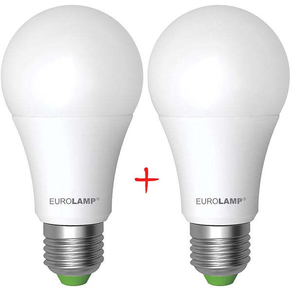 Светодиодная лампа Eurolamp EKO A60 7W E27 3000K MLP-LED-A60-07272 E 2 шт MLP-LED-A60-07272(E)