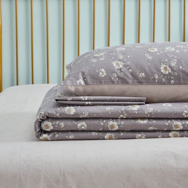 Комплект постільної білизни Mons сімейний сірий La Nuit 