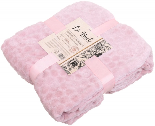 Покрывало Basic Bumble 160x200 см La Nuit розовый 