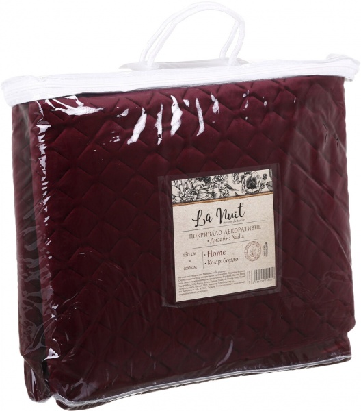 Покрывало Nadia 160x220 см La Nuit бордовый 