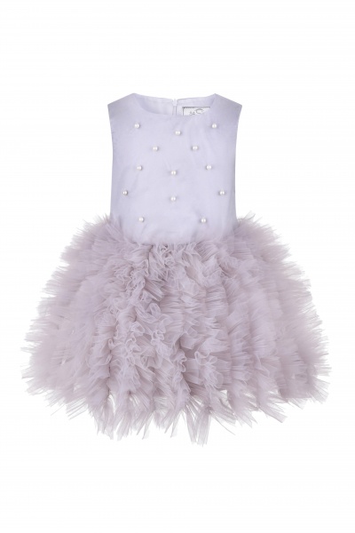 Платье Sasha р.110 серый 4652 