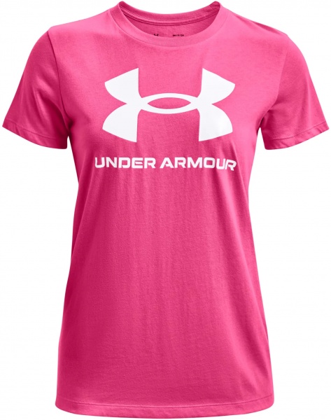 Футболка Under Armour Live Sportstyle Graphic SSC 1356305-634 р.XS розовый