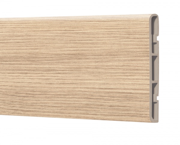 Наличник пластиковый прямоугольный ОМиС 8х70х2200 мм дуб латте 