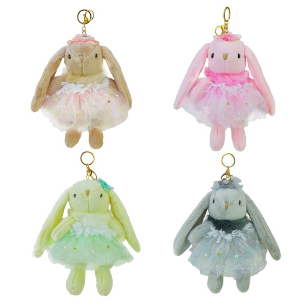 Мягкая игрушка Shantou Зайка в платье 24 см в ассортименте C35709