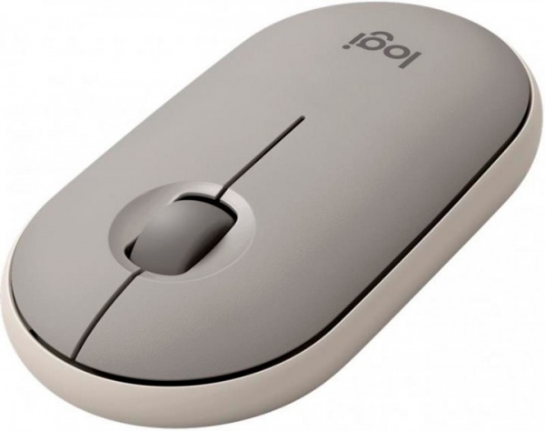 Мышка Logitech Pebble M350 Wireless Mouse sand (L910-006751) 