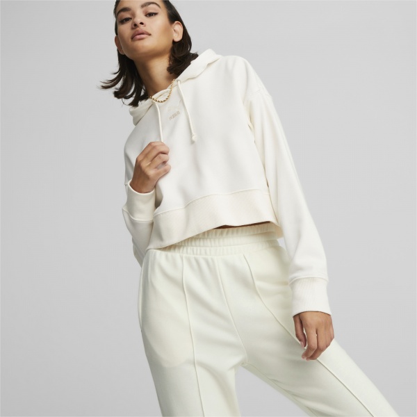 Джемпер Puma CLASSICS CROPPED HOODIE TR 53805799 р. S бежевий