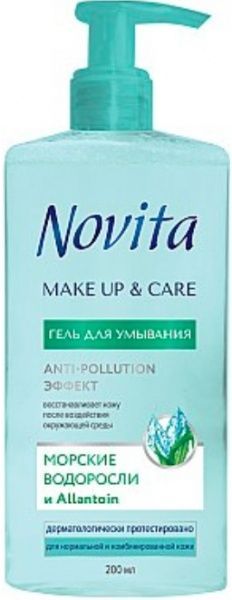 Гель для умывания Novita Make Up & Care 200 мл