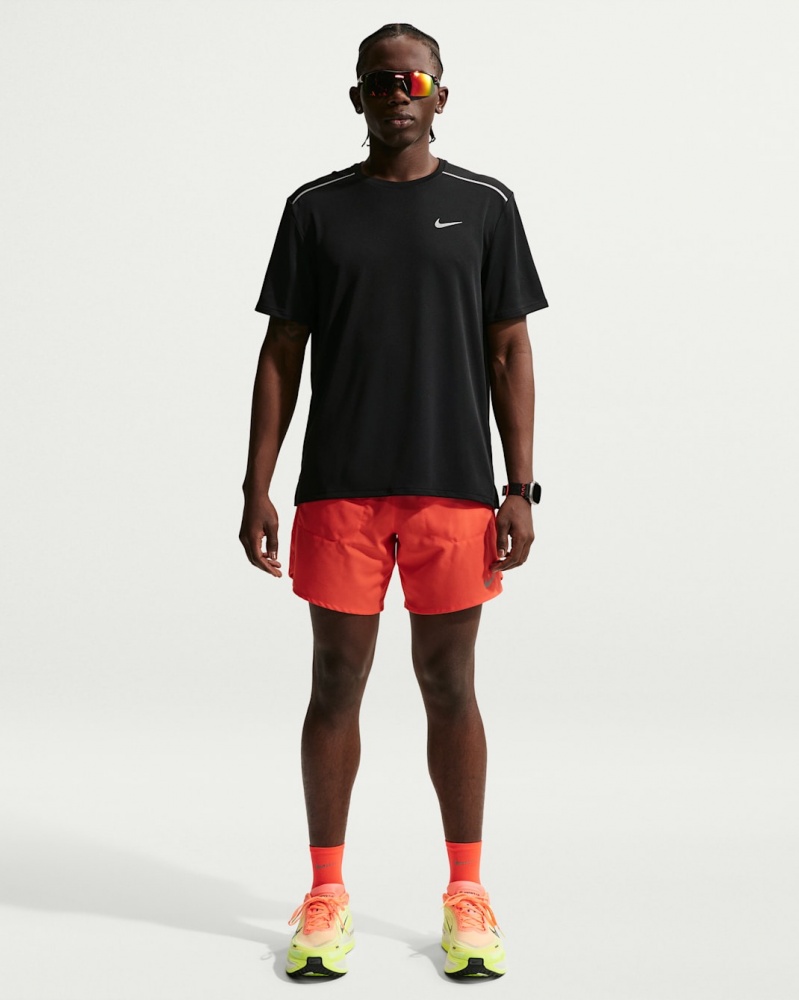 Футболка Nike M NK DF UV MILER SS IF2082-010 р.L черный